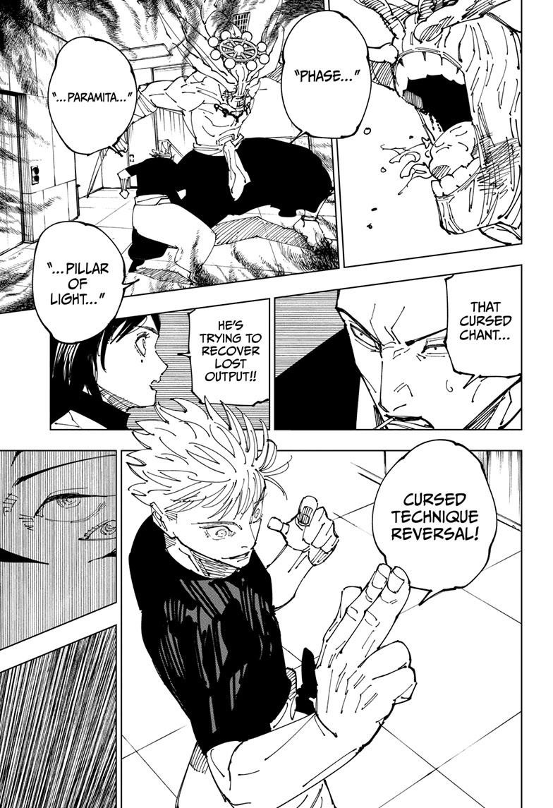 Jujutsu Kaisen Manga Chapter 233 page 6 - Inhuman Makyo Shinjuku Showdown, Part 11 scene