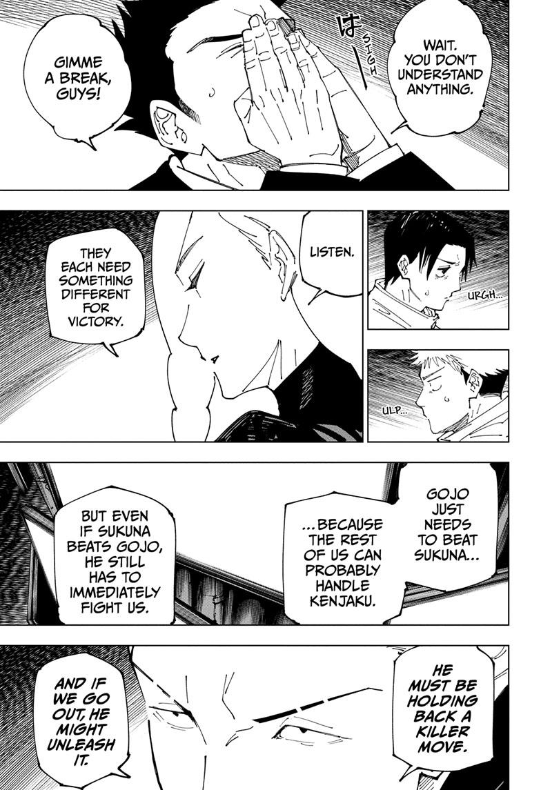 Jujutsu Kaisen Manga Chapter 234 page 4 - Inhuman Makyo Shinjuku Showdown, Part 12 scene