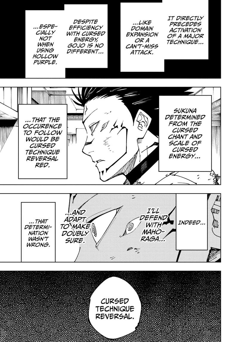 Jujutsu Kaisen Manga Chapter 235 page 8 - Inhuman Makyo Shinjuku Showdown, Part 13 scene