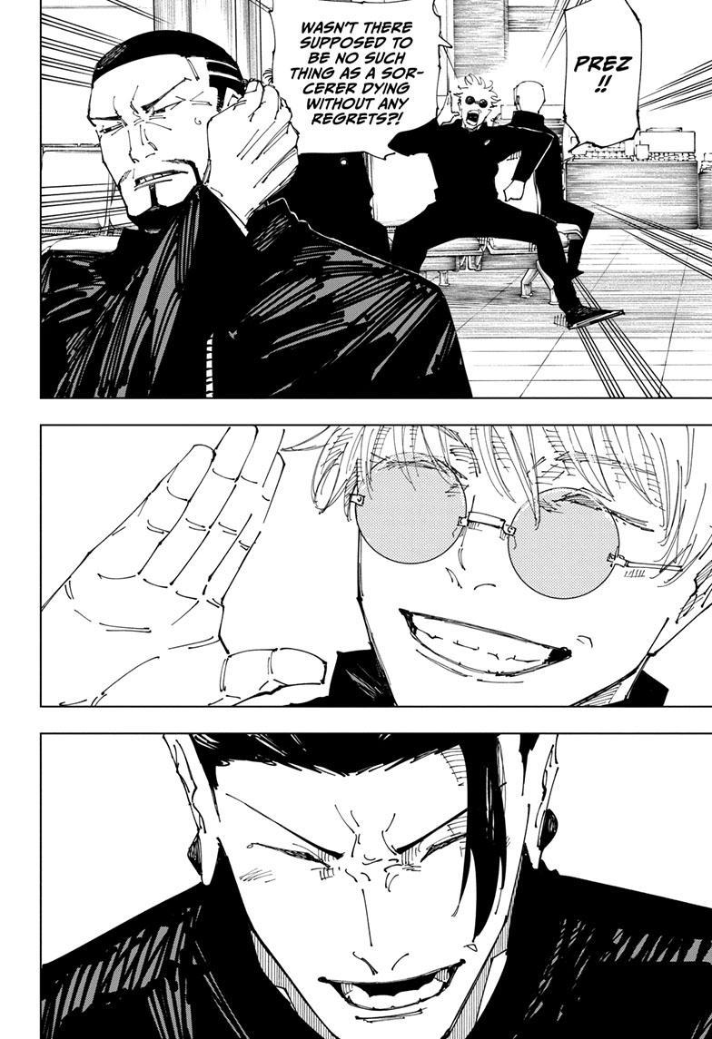 Jujutsu Kaisen Manga Chapter 236 page 11 - Heading South scene