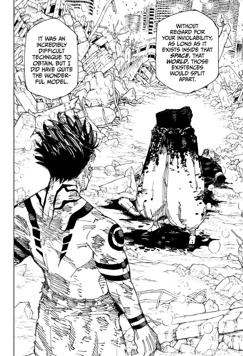 Jujutsu Kaisen Manga Chapter 236 page 16 - Heading South scene
