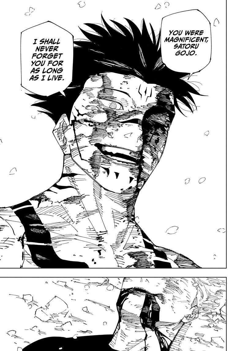Jujutsu Kaisen Manga Chapter 236 page 17 - Heading South scene