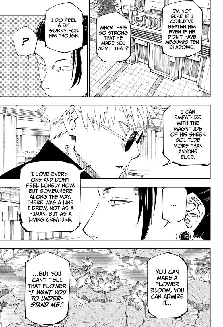 Jujutsu Kaisen Manga Chapter 236 page 4 - Heading South scene