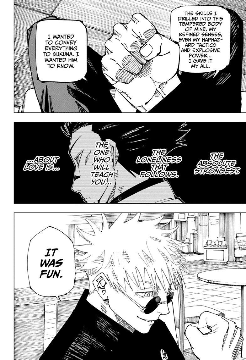Jujutsu Kaisen Manga Chapter 236 page 5 - Heading South scene