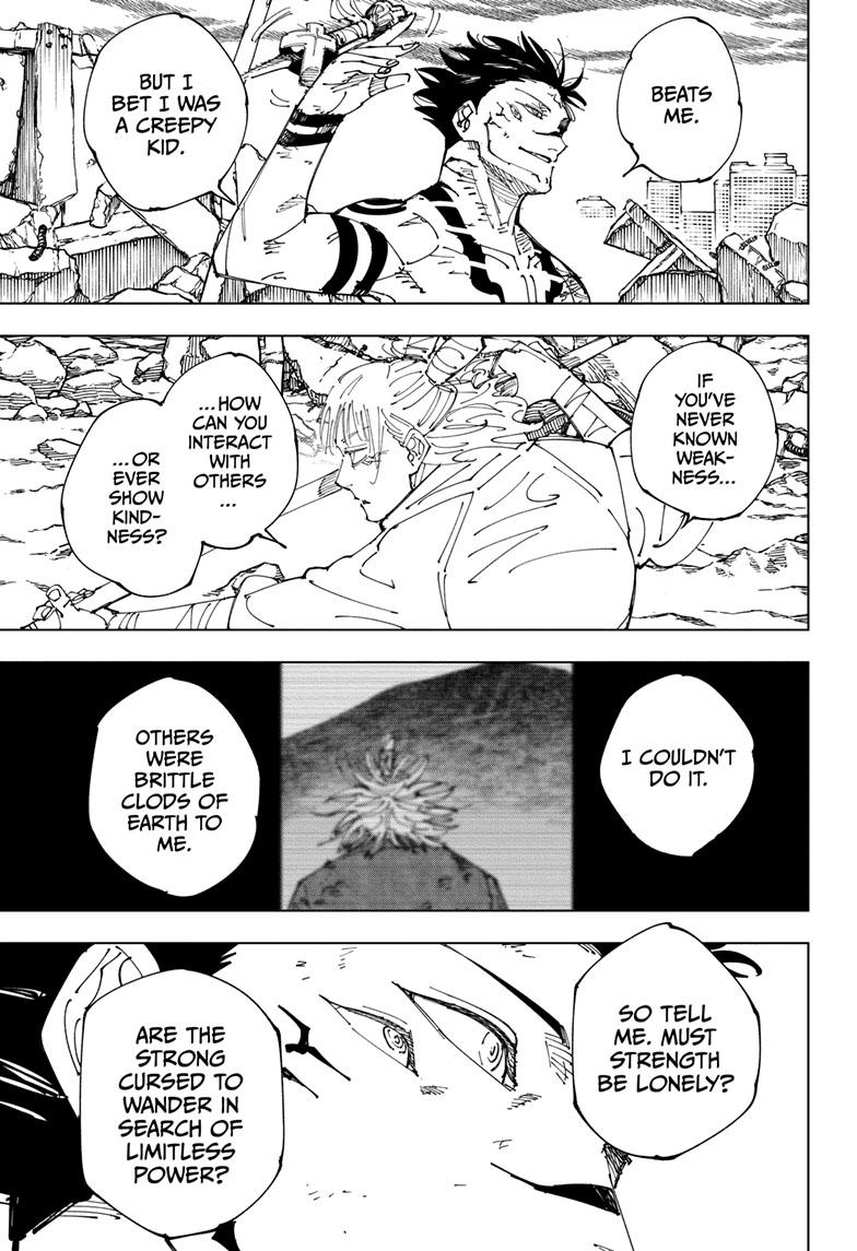 Jujutsu Kaisen Manga Chapter 237 page 10 - Inhuman Makyo Shinjuku Showdown, Part 14 scene