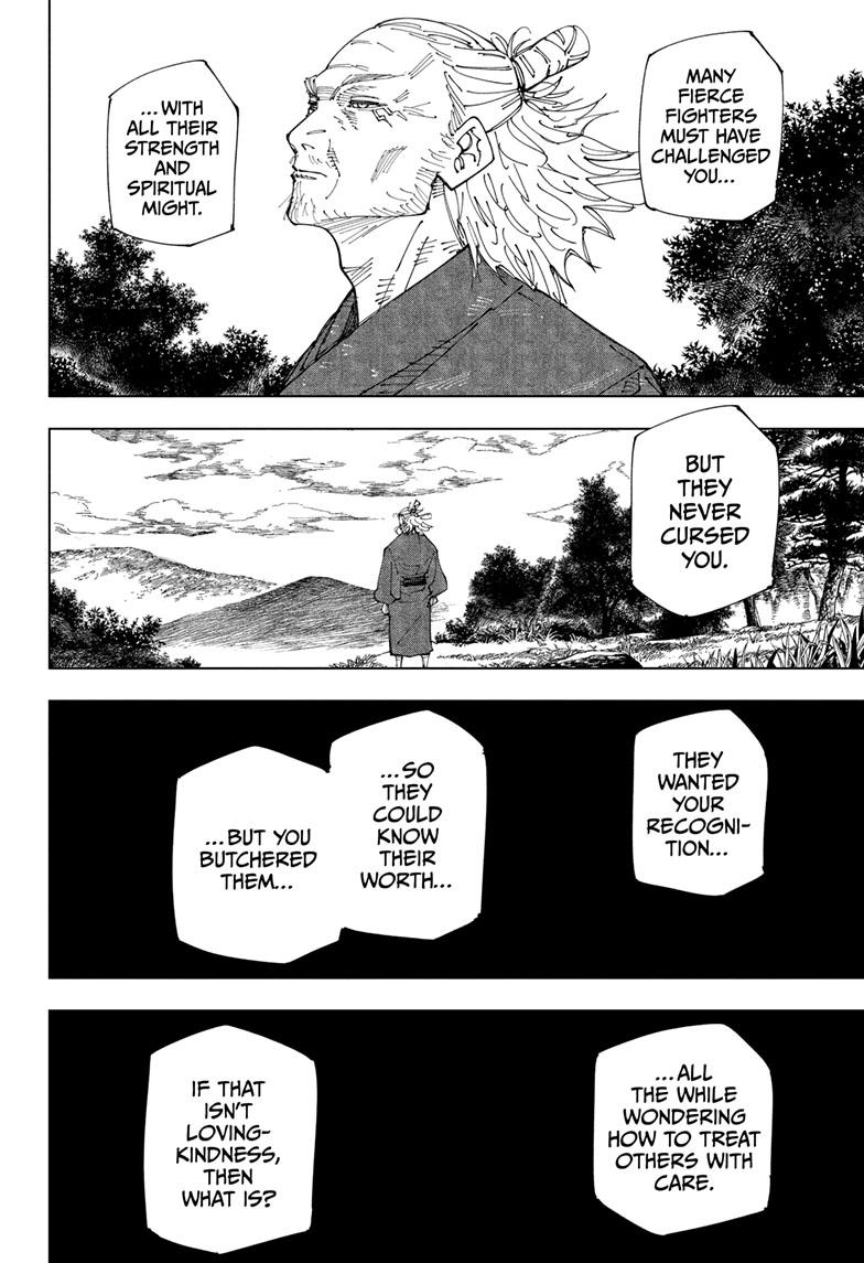 Jujutsu Kaisen Manga Chapter 238 page 14 - Inhuman Makyo Shinjuku Showdown, Part 15 scene