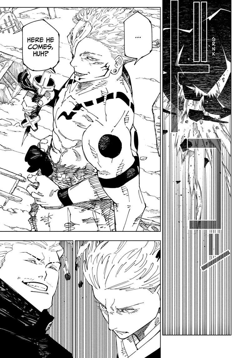Jujutsu Kaisen Manga Chapter 238 page 17 - Inhuman Makyo Shinjuku Showdown, Part 15 scene