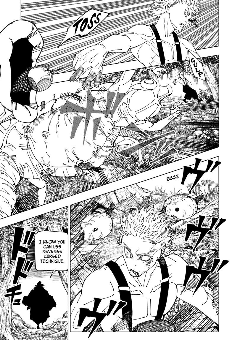 Jujutsu Kaisen Manga Chapter 239 page 13 - Foolish Survivor!! scene