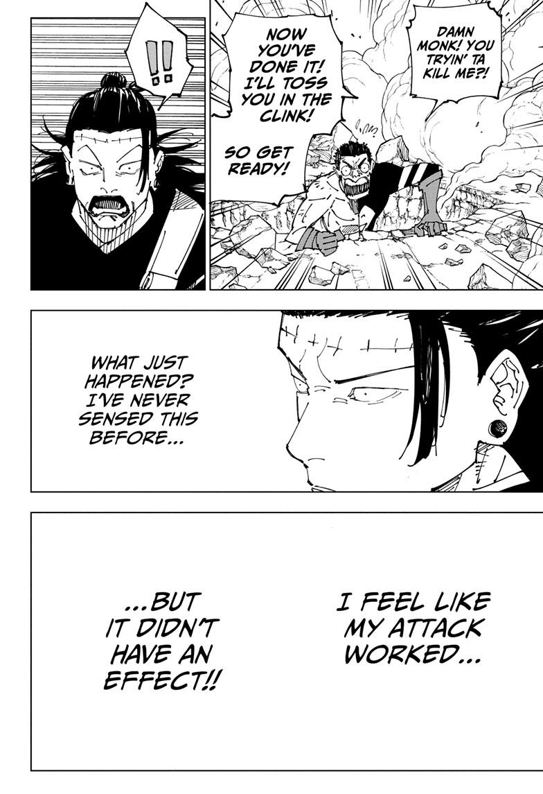 Jujutsu Kaisen Manga Chapter 239 page 18 - Foolish Survivor!! scene