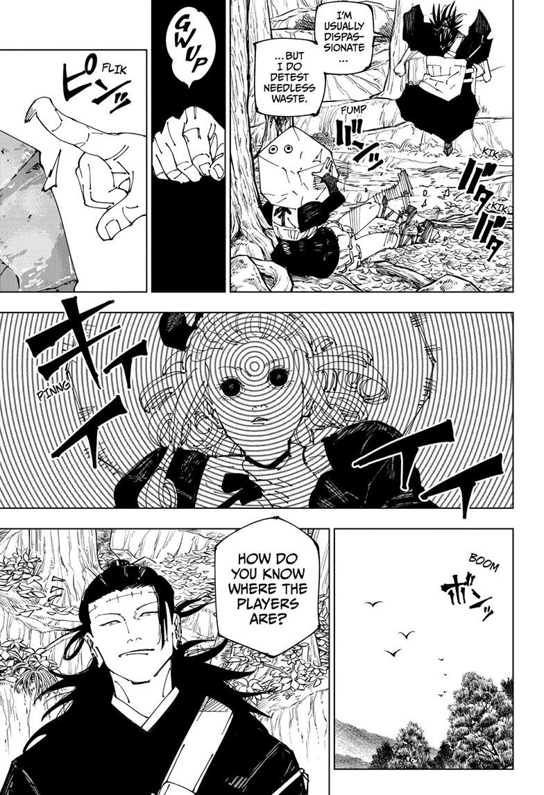 Jujutsu Kaisen Manga Chapter 239 page 6 - Foolish Survivor!! scene