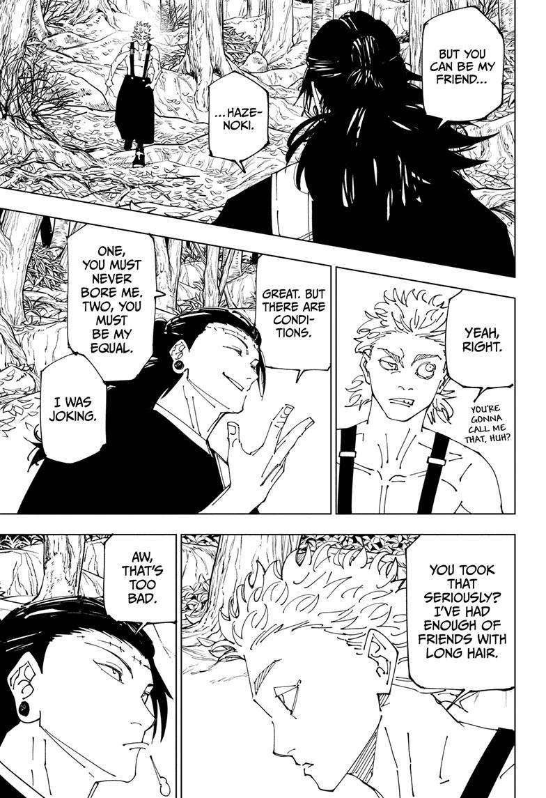 Jujutsu Kaisen Manga Chapter 239 page 8 - Foolish Survivor!! scene