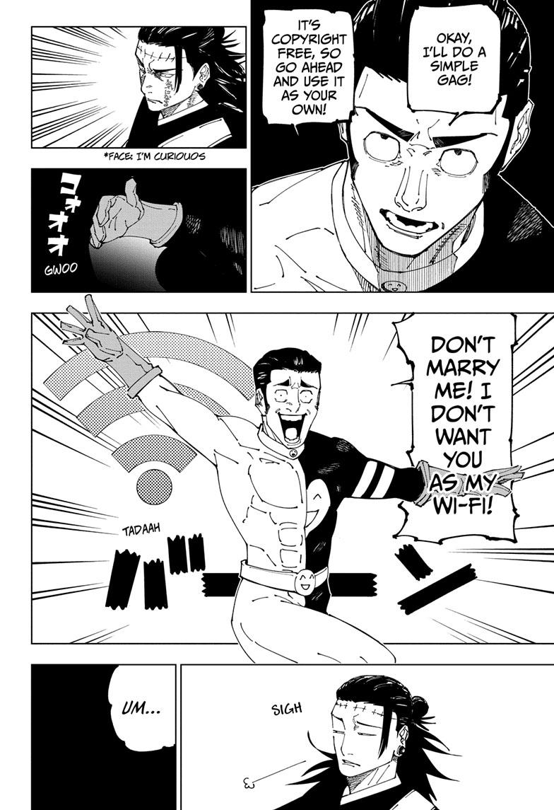 Jujutsu Kaisen Manga Chapter 240 page 12 - Foolish Survivor —Live On— scene