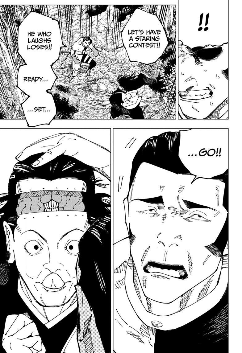 Jujutsu Kaisen Manga Chapter 240 page 17 - Foolish Survivor —Live On— scene