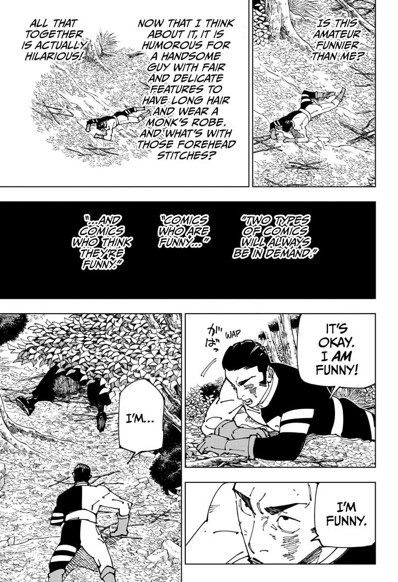 Jujutsu Kaisen Manga Chapter 240 page 19 - Foolish Survivor —Live On— scene