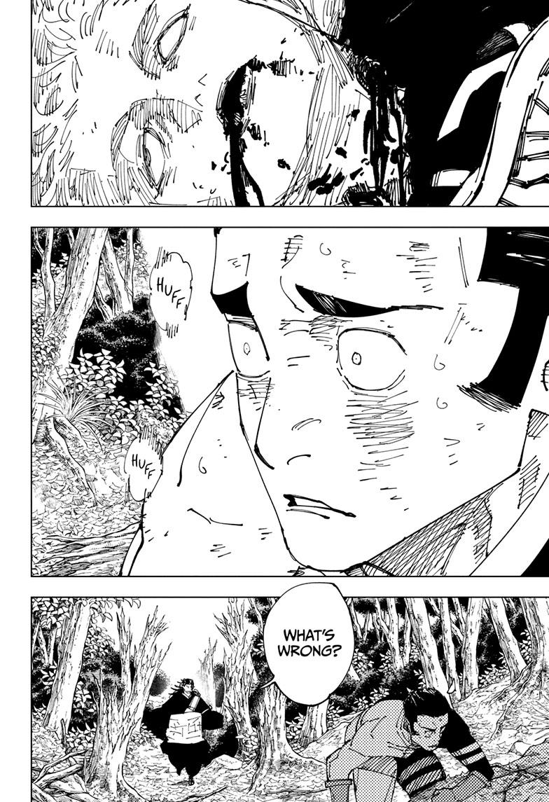 Jujutsu Kaisen Manga Chapter 240 page 20 - Foolish Survivor —Live On— scene