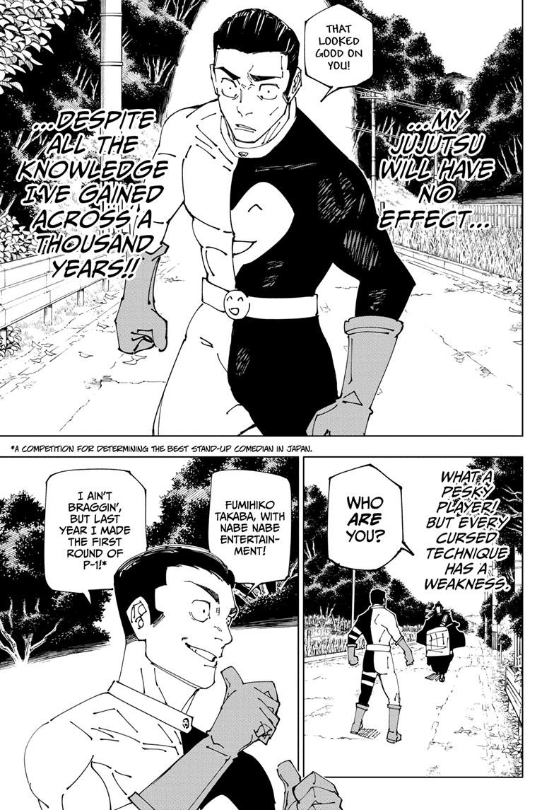 Jujutsu Kaisen Manga Chapter 240 page 9 - Foolish Survivor —Live On— scene