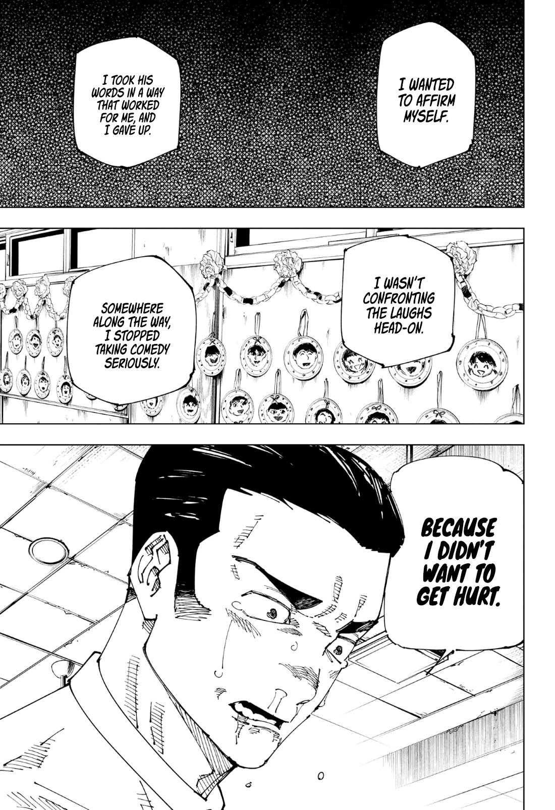 Jujutsu Kaisen Manga Chapter 241 page 16 - Foolish Survivor —Win and Remain— scene