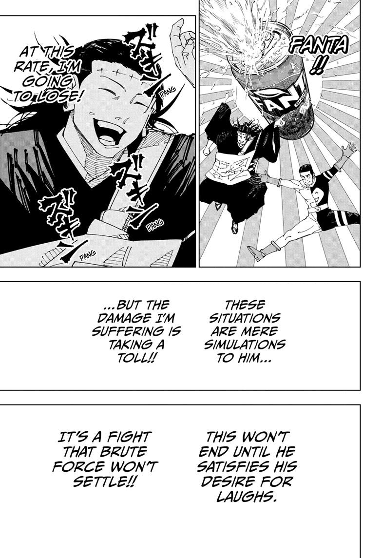 Jujutsu Kaisen Manga Chapter 242 page 17 - Foolish Survivor —Flying High— scene