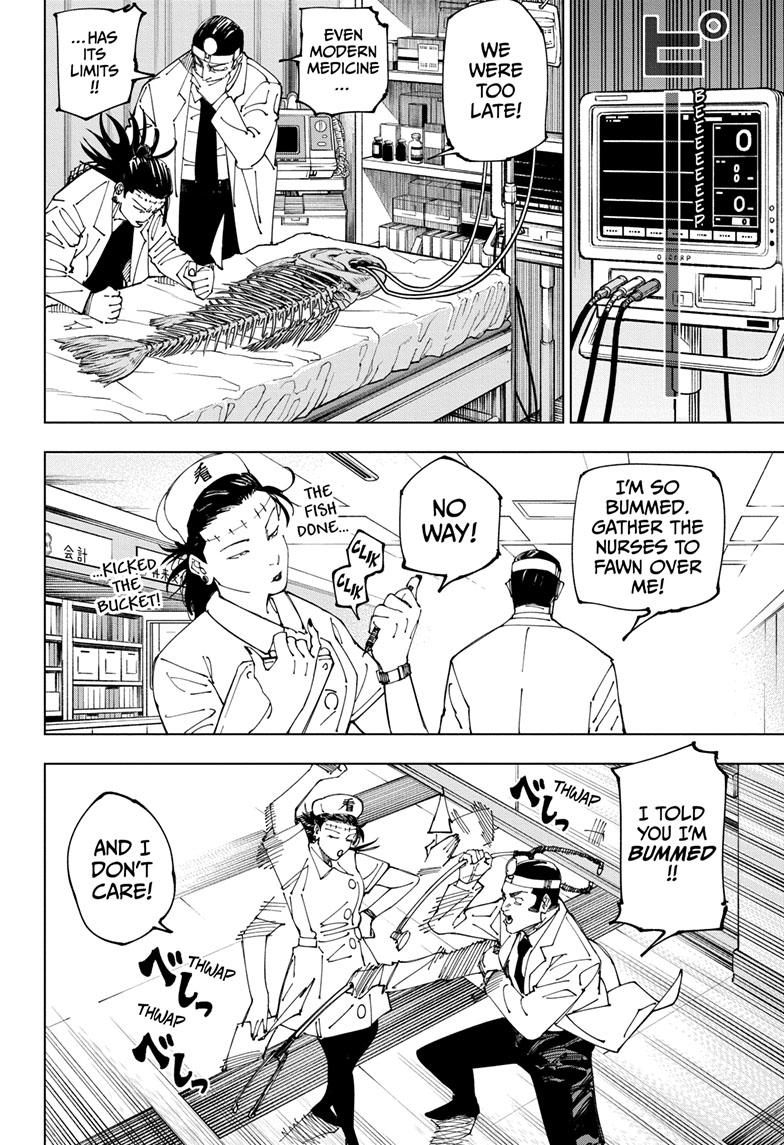 Jujutsu Kaisen Manga Chapter 242 page 6 - Foolish Survivor —Flying High— scene