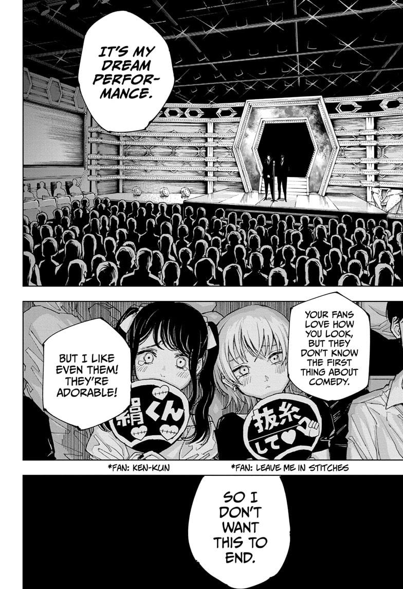 Jujutsu Kaisen Manga Chapter 243 page 11 - Foolish Survivor —Laughing It Up— scene