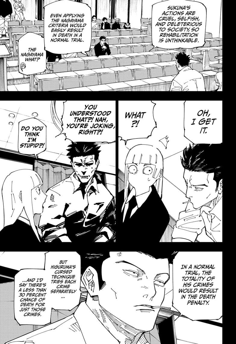 Jujutsu Kaisen Manga Chapter 244 page 7 - Inhuman Makyo Shinjuku Showdown, Part 16 scene