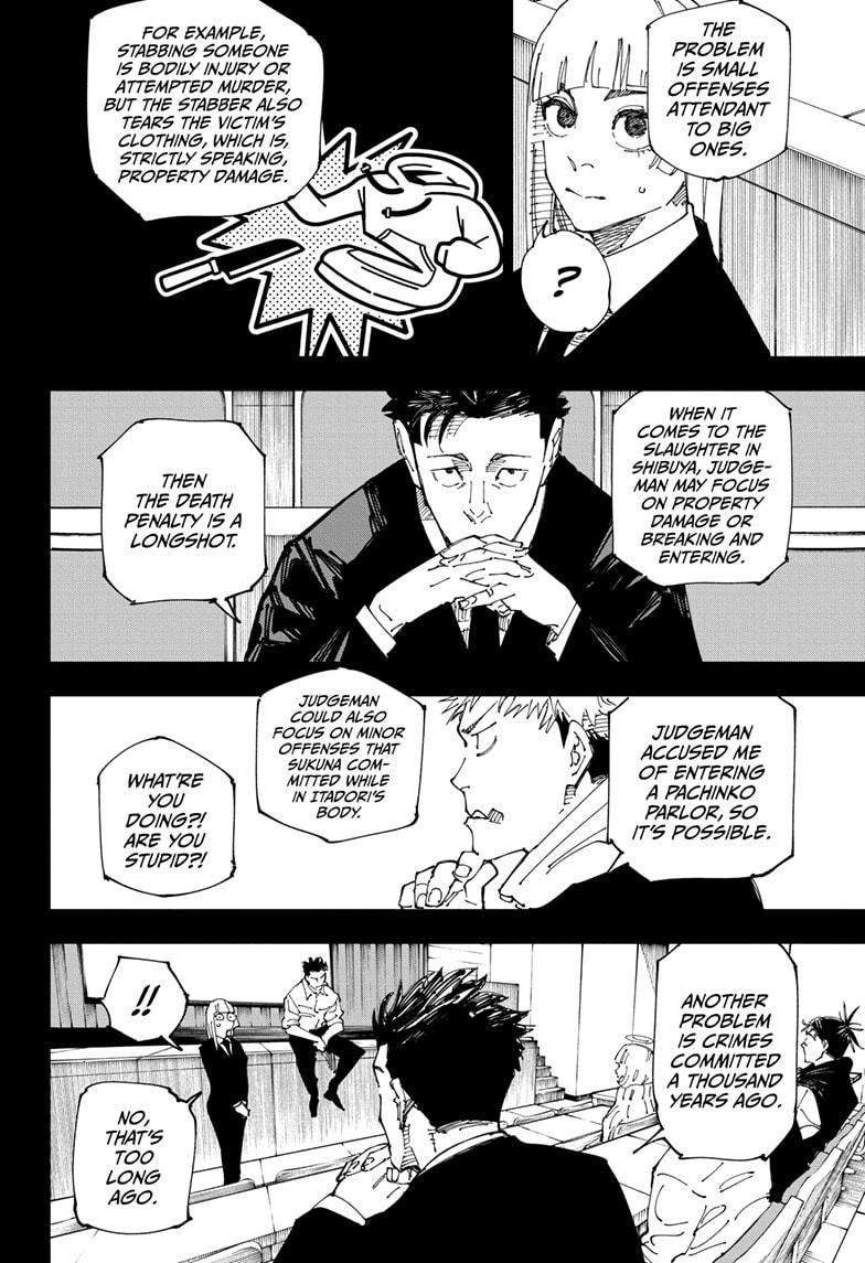 Jujutsu Kaisen Manga Chapter 244 page 8 - Inhuman Makyo Shinjuku Showdown, Part 16 scene