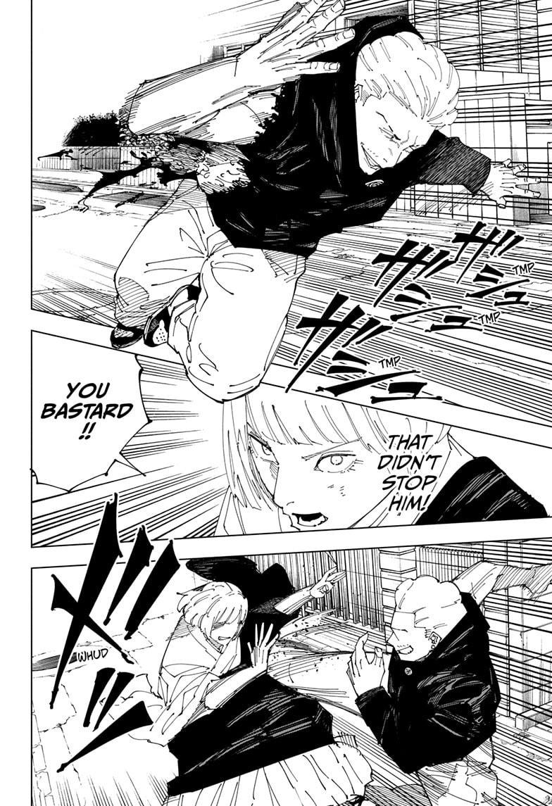 Jujutsu Kaisen Manga Chapter 245 page 6 - Inhuman Makyo Shinjuku Showdown, Part 17 scene