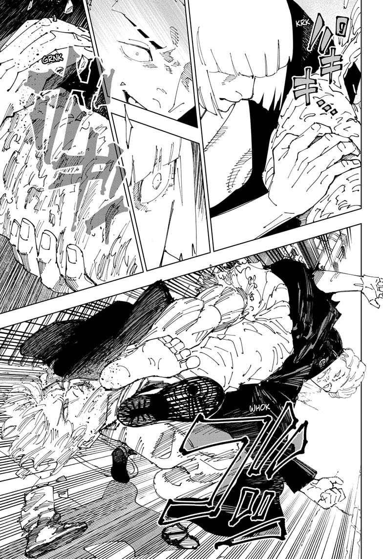 Jujutsu Kaisen Manga Chapter 245 page 7 - Inhuman Makyo Shinjuku Showdown, Part 17 scene