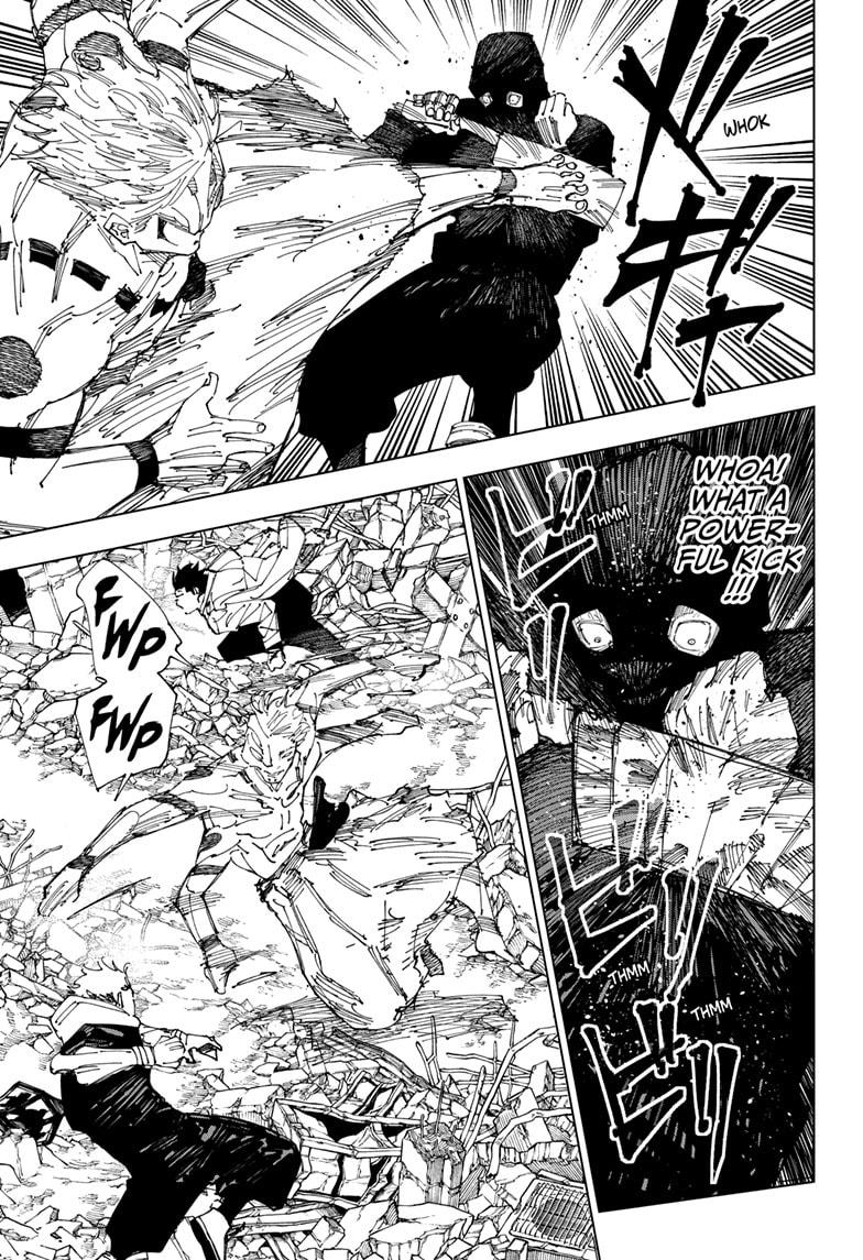 Jujutsu Kaisen Manga Chapter 246 page 11 - Inhuman Makyo Shinjuku Showdown, Part 18 scene