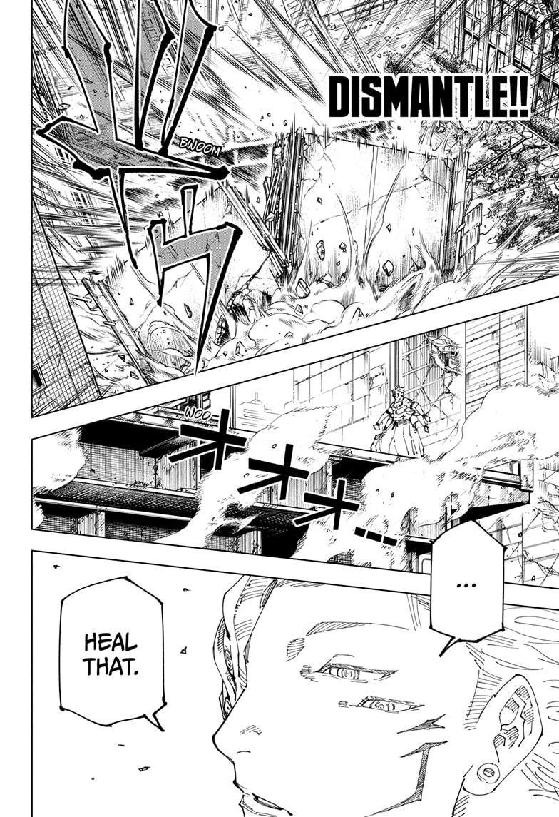 Jujutsu Kaisen Manga Chapter 247 page 10 - Inhuman Makyo Shinjuku Showdown, Part 19 scene