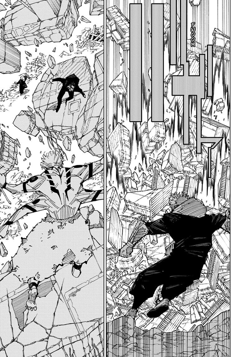 Jujutsu Kaisen Manga Chapter 247 page 3 - Inhuman Makyo Shinjuku Showdown, Part 19 scene