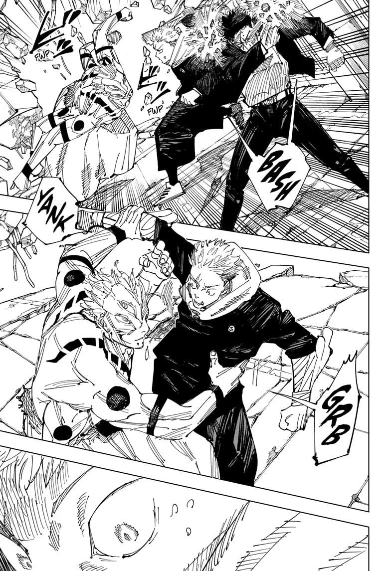 Jujutsu Kaisen Manga Chapter 247 page 5 - Inhuman Makyo Shinjuku Showdown, Part 19 scene