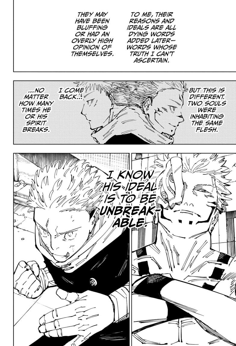 Jujutsu Kaisen Manga Chapter 248 page 10 - Inhuman Makyo Shinjuku Showdown, Part 20 scene