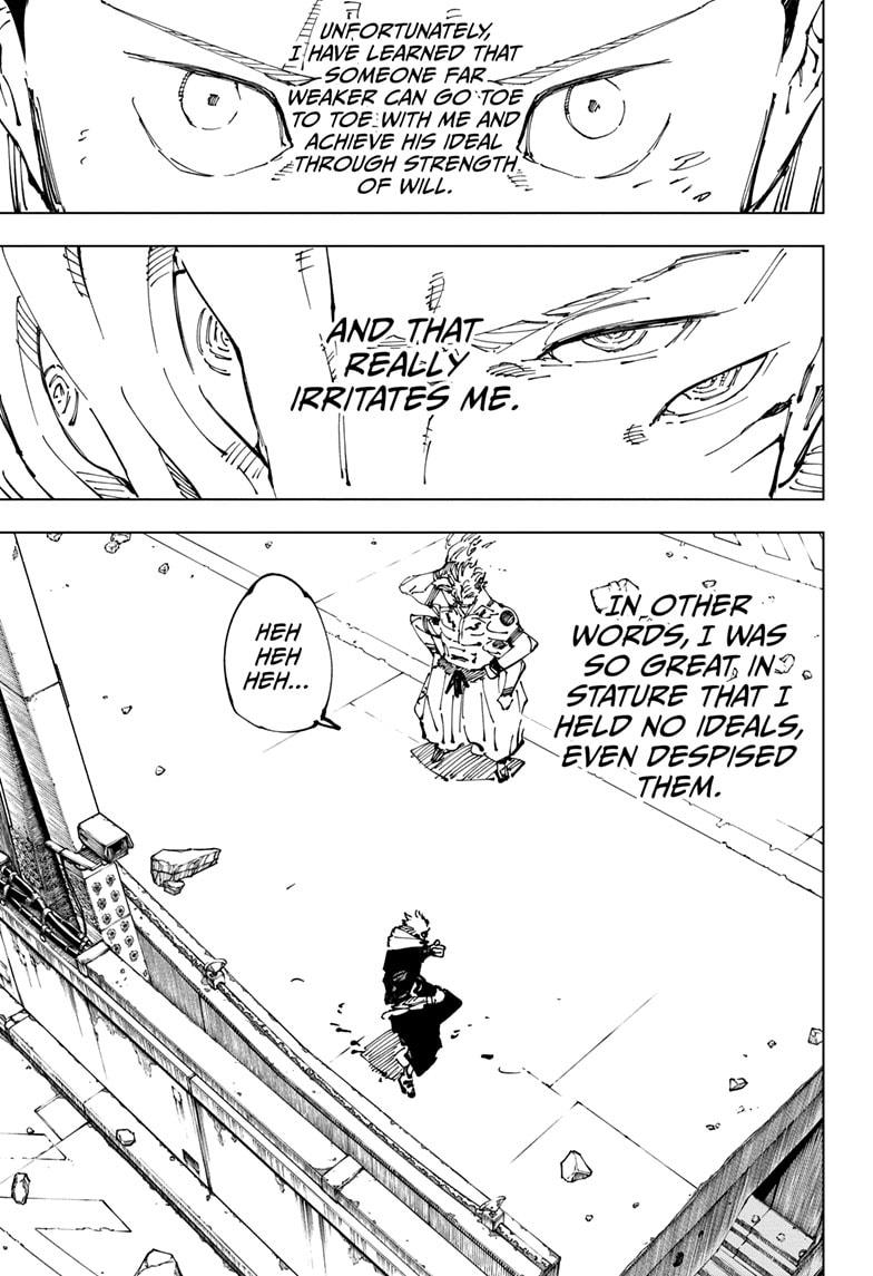 Jujutsu Kaisen Manga Chapter 248 page 11 - Inhuman Makyo Shinjuku Showdown, Part 20 scene