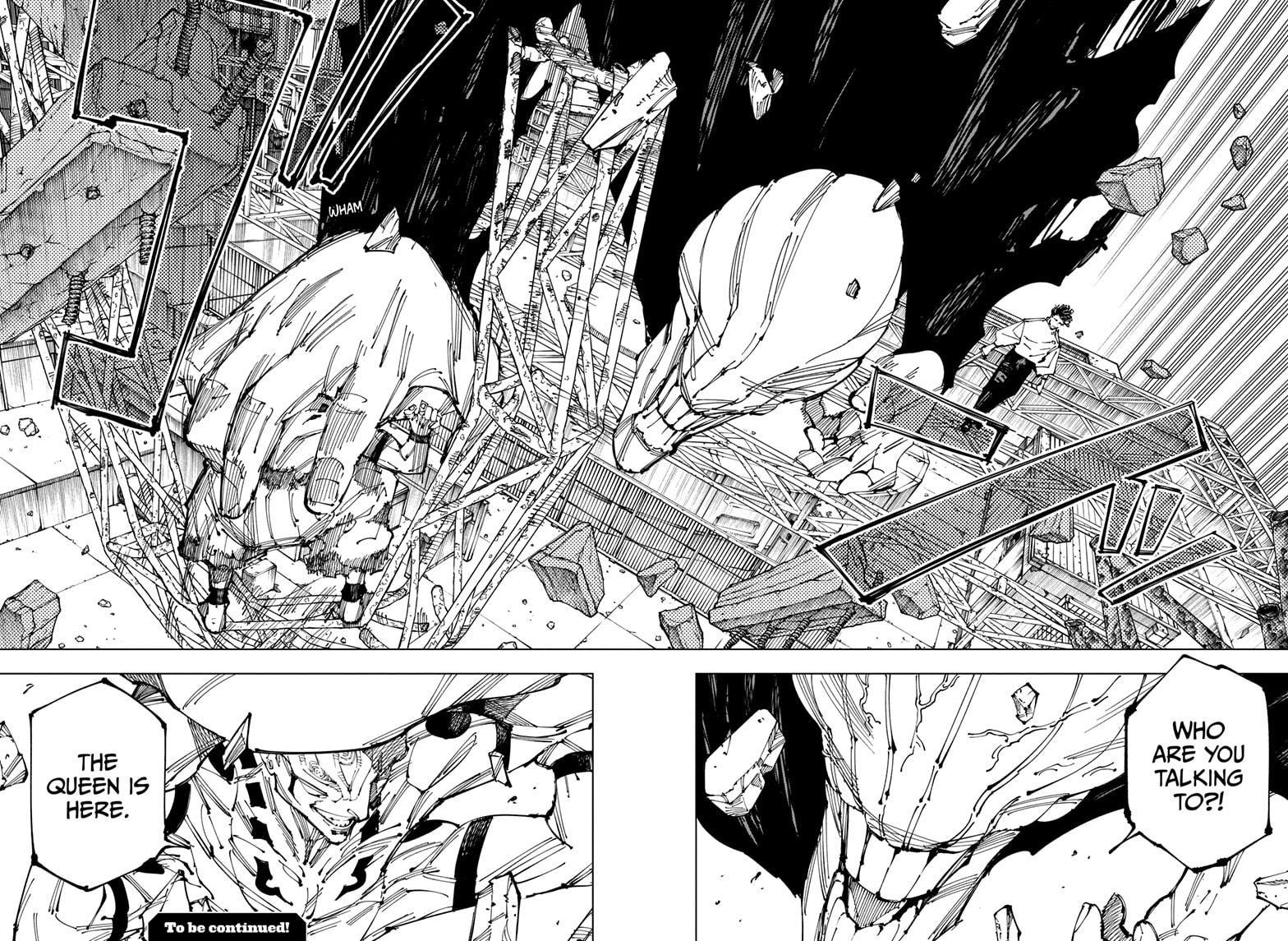 Jujutsu Kaisen Manga Chapter 248 page 18 - Inhuman Makyo Shinjuku Showdown, Part 20 scene