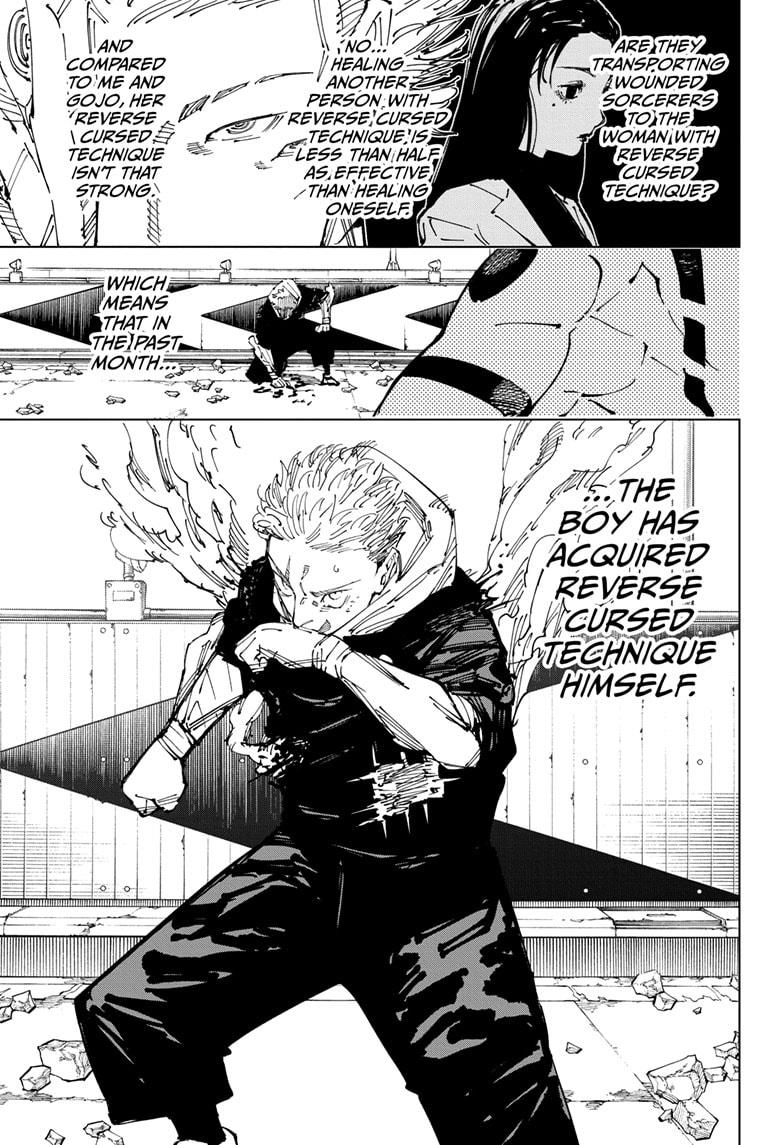 Jujutsu Kaisen Manga Chapter 248 page 5 - Inhuman Makyo Shinjuku Showdown, Part 20 scene