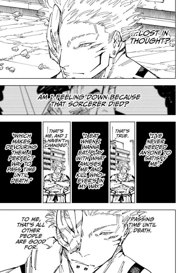 Jujutsu Kaisen Manga Chapter 248 page 7 - Inhuman Makyo Shinjuku Showdown, Part 20 scene