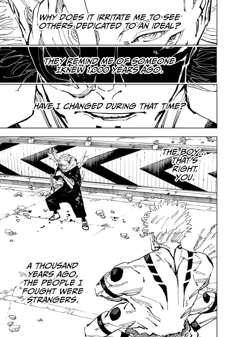 Jujutsu Kaisen Manga Chapter 248 page 9 - Inhuman Makyo Shinjuku Showdown, Part 20 scene