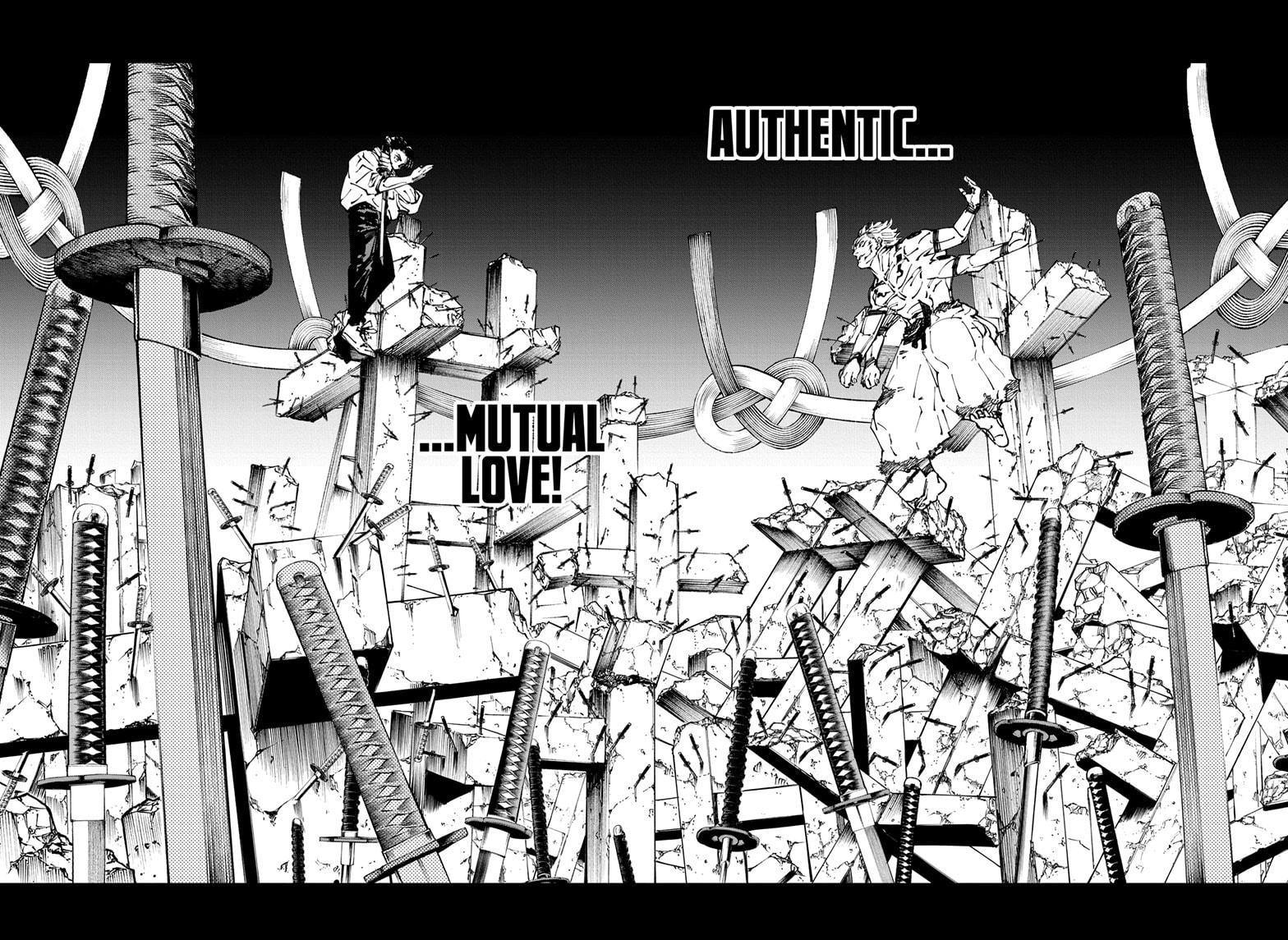 Jujutsu Kaisen Manga Chapter 249 page 14 - Inhuman Makyo Shinjuku Showdown, Part 21 scene