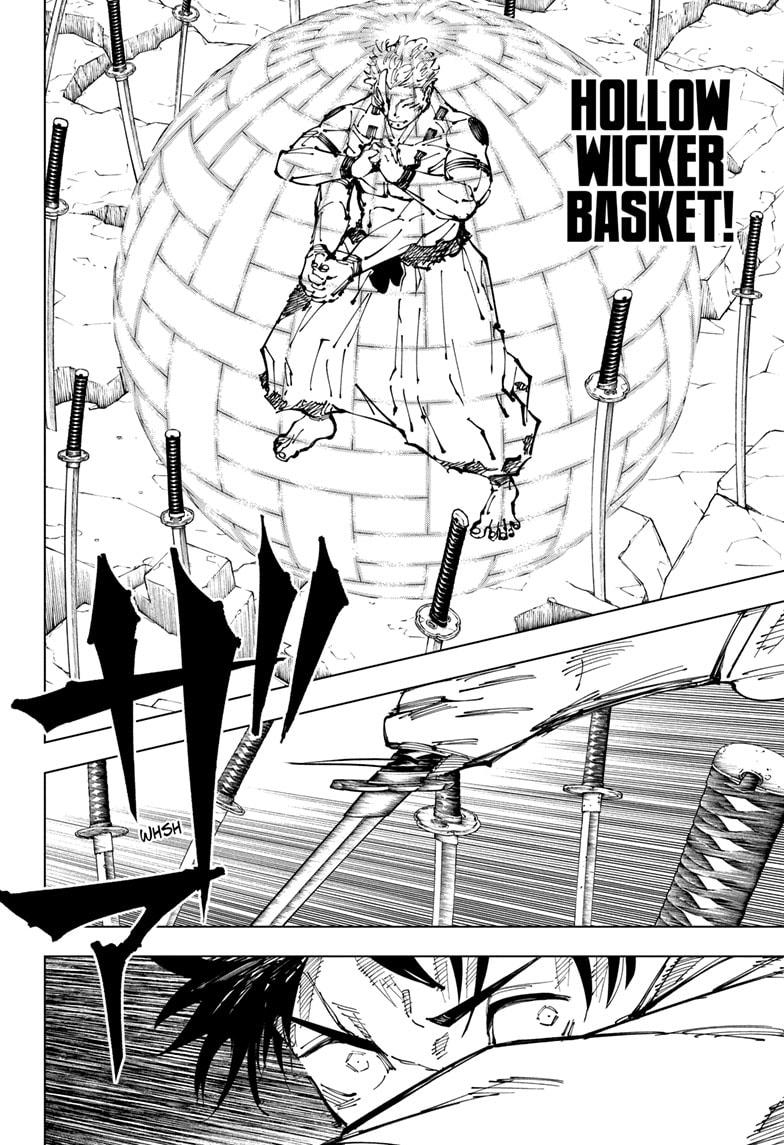 Jujutsu Kaisen Manga Chapter 249 page 15 - Inhuman Makyo Shinjuku Showdown, Part 21 scene