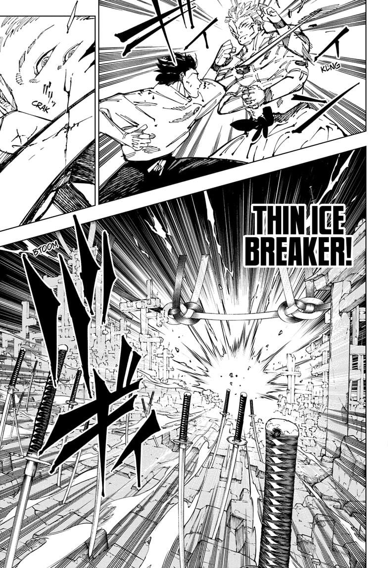 Jujutsu Kaisen Manga Chapter 249 page 16 - Inhuman Makyo Shinjuku Showdown, Part 21 scene