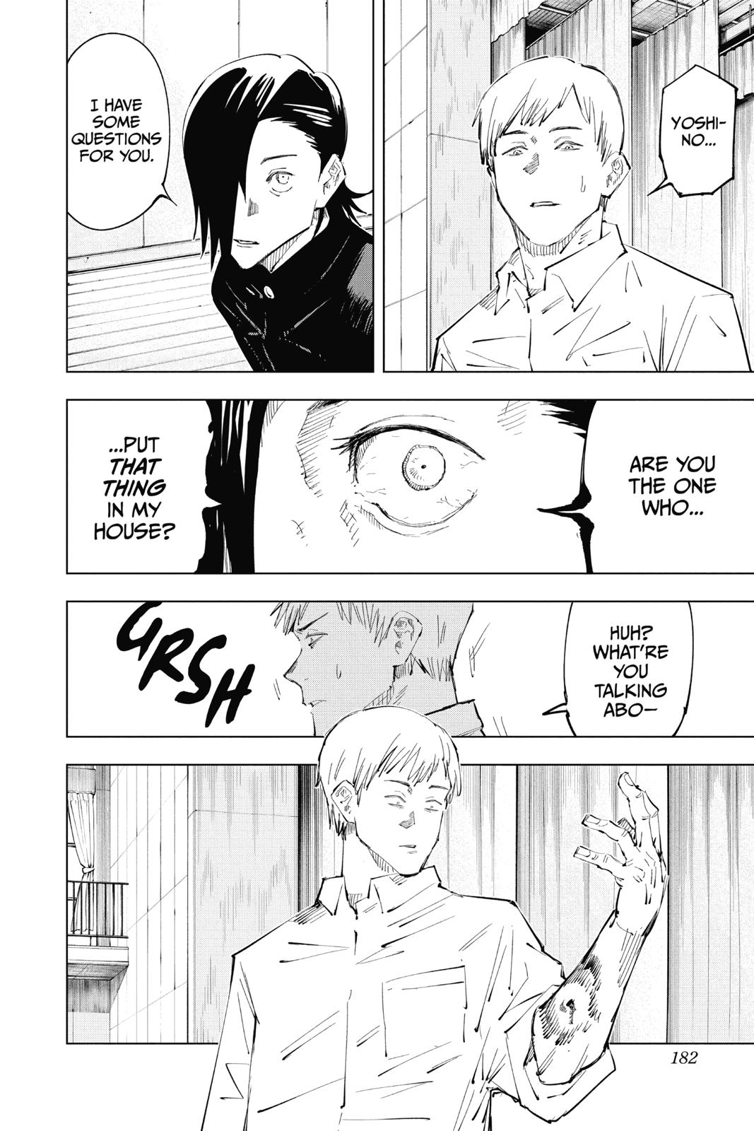 Jujutsu Kaisen Manga Chapter 25 page 14 - Narrow Minded scene