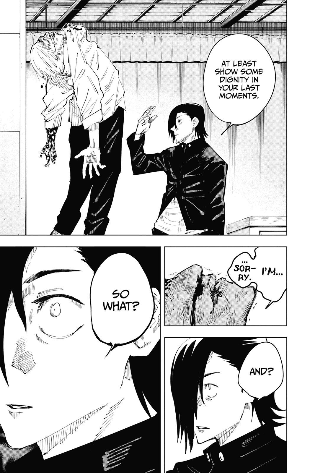 Jujutsu Kaisen Manga Chapter 25 page 17 - Narrow Minded scene