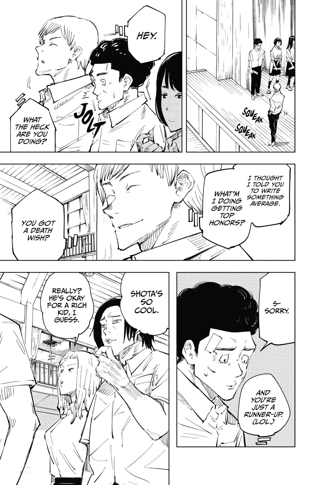 Jujutsu Kaisen Manga Chapter 25 page 7 - Narrow Minded scene