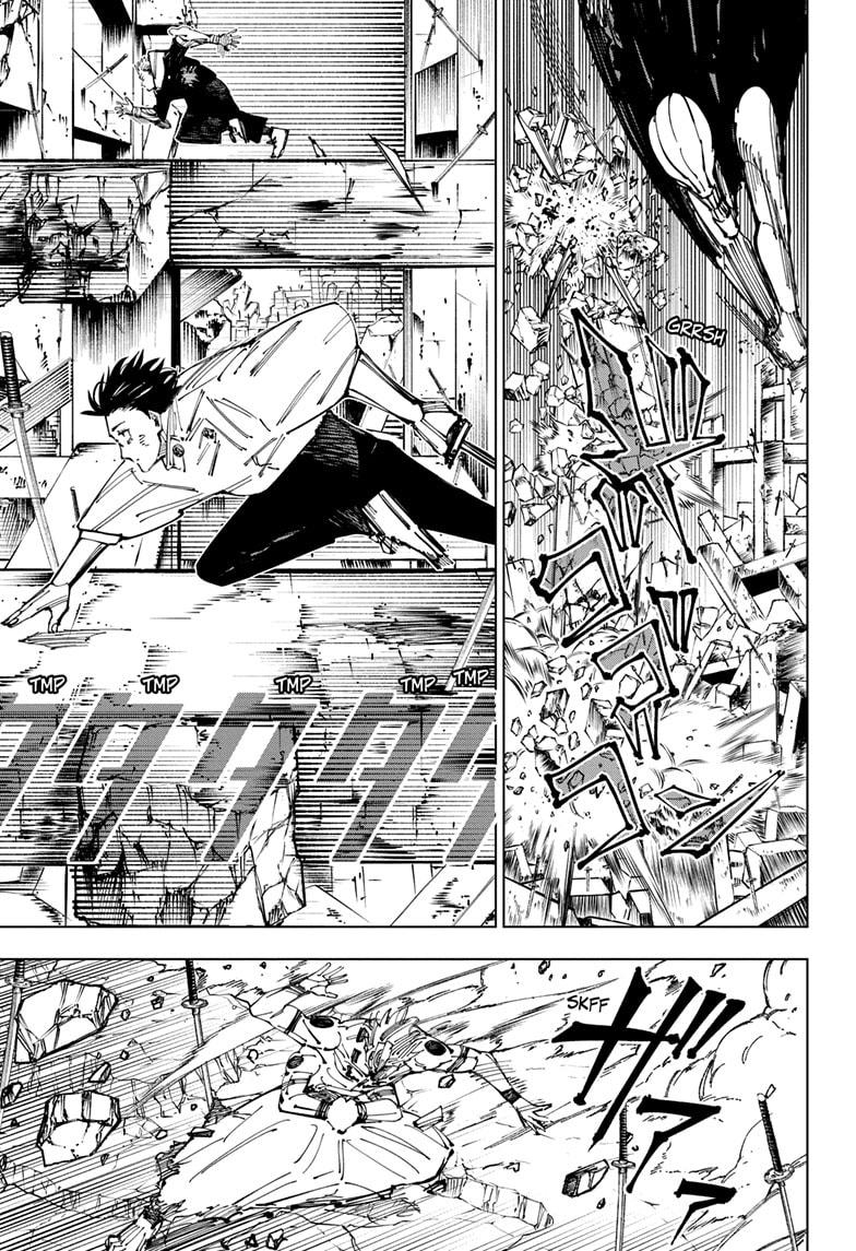 Jujutsu Kaisen Manga Chapter 250 page 11 - Inhuman Makyo Shinjuku Showdown, Part 22 scene