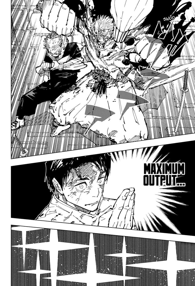 Jujutsu Kaisen Manga Chapter 251 page 12 - Inhuman Makyo Shinjuku Showdown, Part 23 scene
