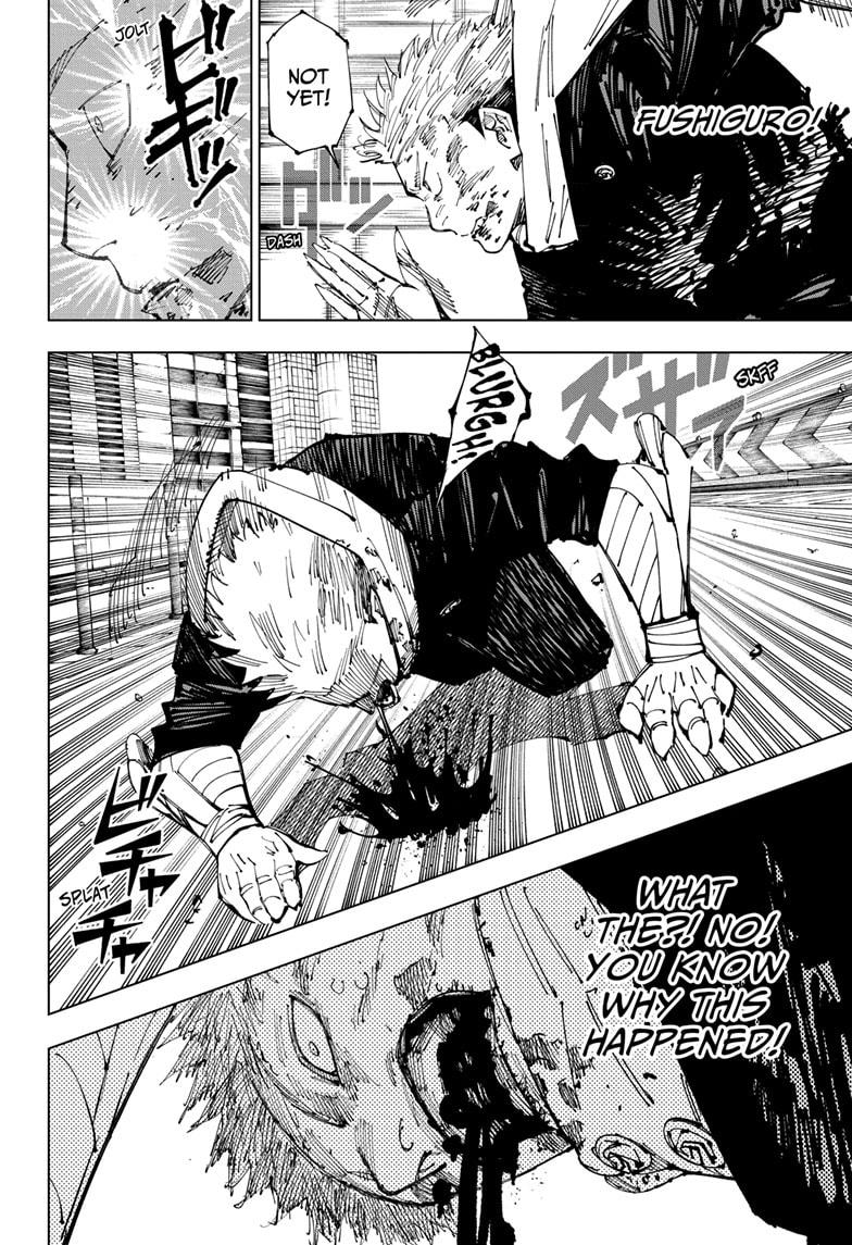 Jujutsu Kaisen Manga Chapter 252 page 7 - Inhuman Makyo Shinjuku Showdown, Part 24 scene