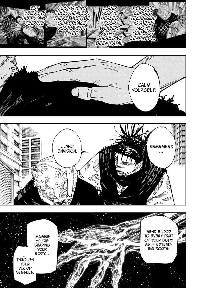 Jujutsu Kaisen Manga Chapter 252 page 8 - Inhuman Makyo Shinjuku Showdown, Part 24 scene