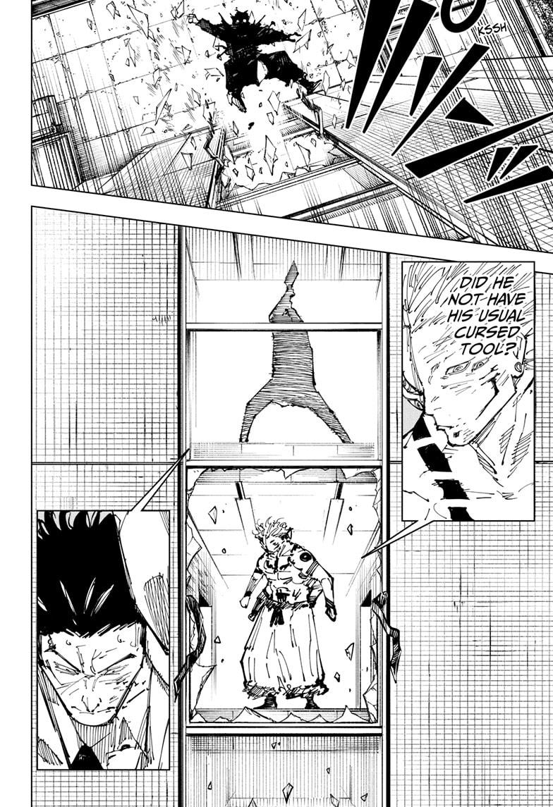 Jujutsu Kaisen Manga Chapter 253 page 10 - Inhuman Makyo Shinjuku Showdown, Part 25 scene