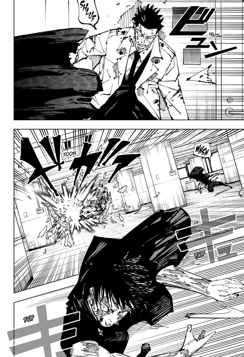 Jujutsu Kaisen Manga Chapter 253 page 12 - Inhuman Makyo Shinjuku Showdown, Part 25 scene
